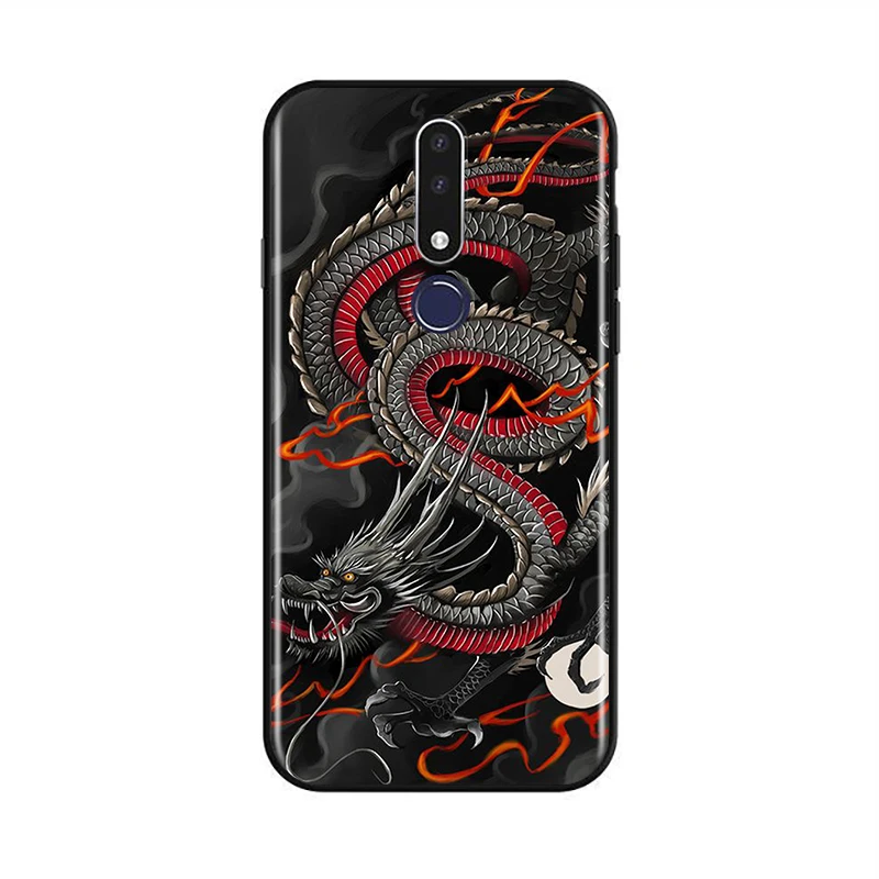 

Cool Chinese Dragon for OPPO F17 F15 F11 F9 F5 F7 K5 K3 K1 R17 RX17 R15 R15X R9S Pro Neo Black Phone Case