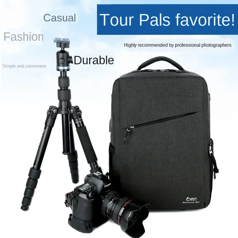 travel bag large capacity camera pack shoulder backpack computer daypack slr photography satchel outdoor casual bookbag free global shipping