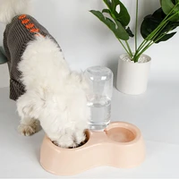 pet bowl double dog bowls automatic food water feeder container dispenser drinking dish travel outdoor training puppy products