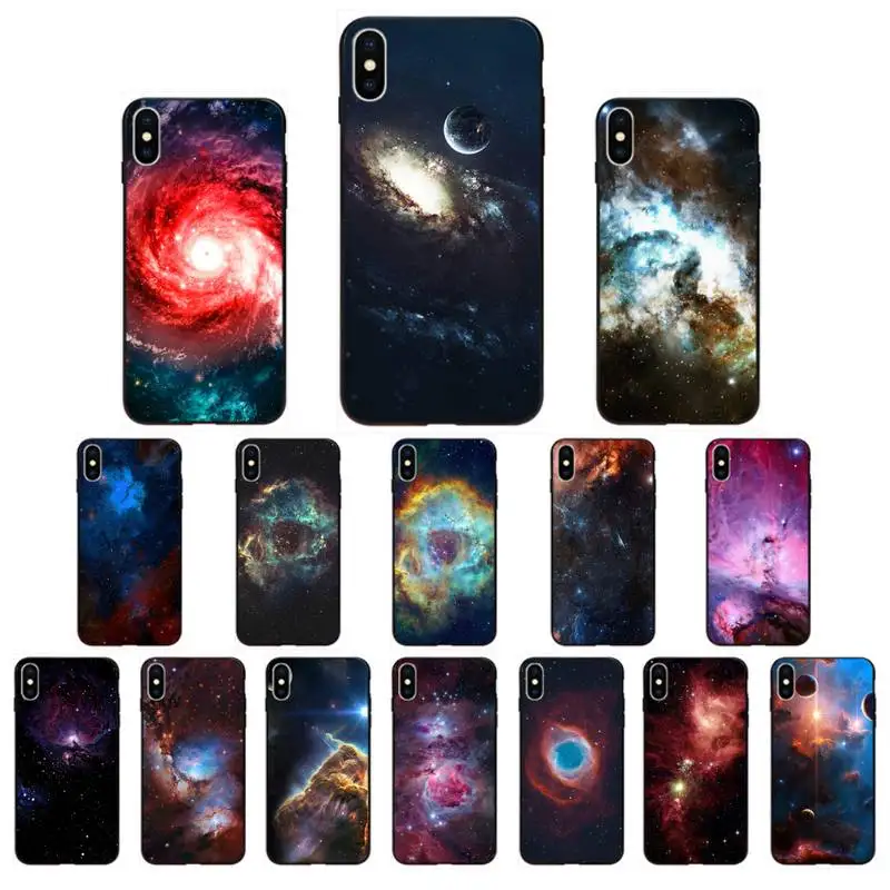 

YNDFCNB space planet nebula Phone Case for iphone 11 12 Mini Pro Max X XS MAX 6 6s 7 8 Plus 5 5S 5SE XR SE2020