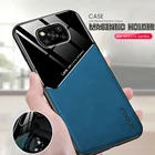 Кожаный магнитный чехол для телефона xiaomi poco x3 nfc redmi note 9s 9 8 9a 9c nfs 8a f2 pro, ударопрочный чехол