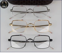 thom brand titanium alloy glasses frame prescription small square eyeglasses men women optical spectacles tbx909 oculos de grau