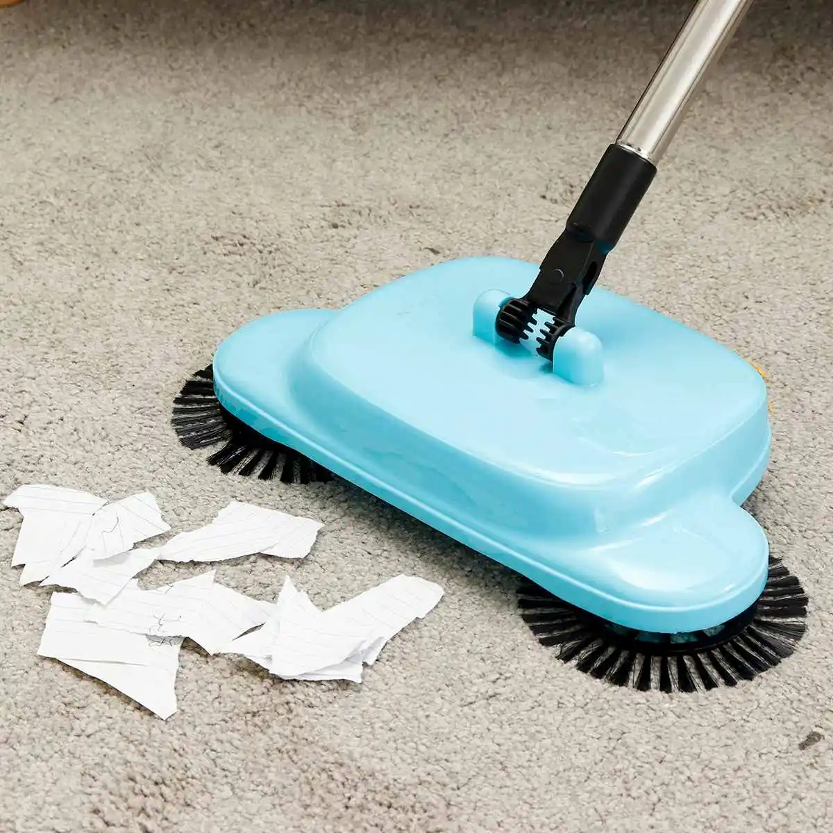 

Manual Hand-push Sweeping Robot Lazy Broom And Dustpan Set Sweeping And Mop Integrated Machine Rotating Mop Artifact