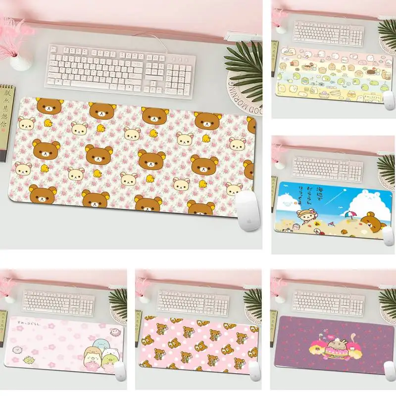 

cute kawaii Silicone large/small Pad to Mouse Game Gaming Mousepad XL Large Gamer Keyboard PC Desk Mat Computer Tablet Mouse Pad