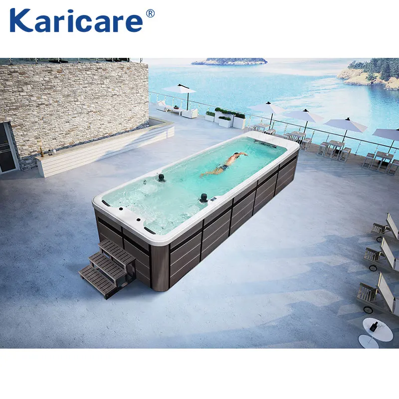 Цельный массажный подогрев бесцельная модель плавательный бассейн бесконечный