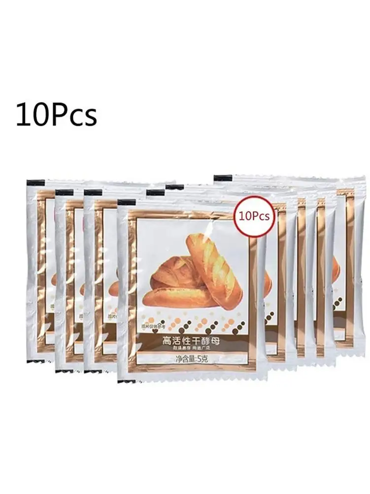 10 шт хлебные дрожжи активные сухие высокая толерантность к глюкозе кухонные