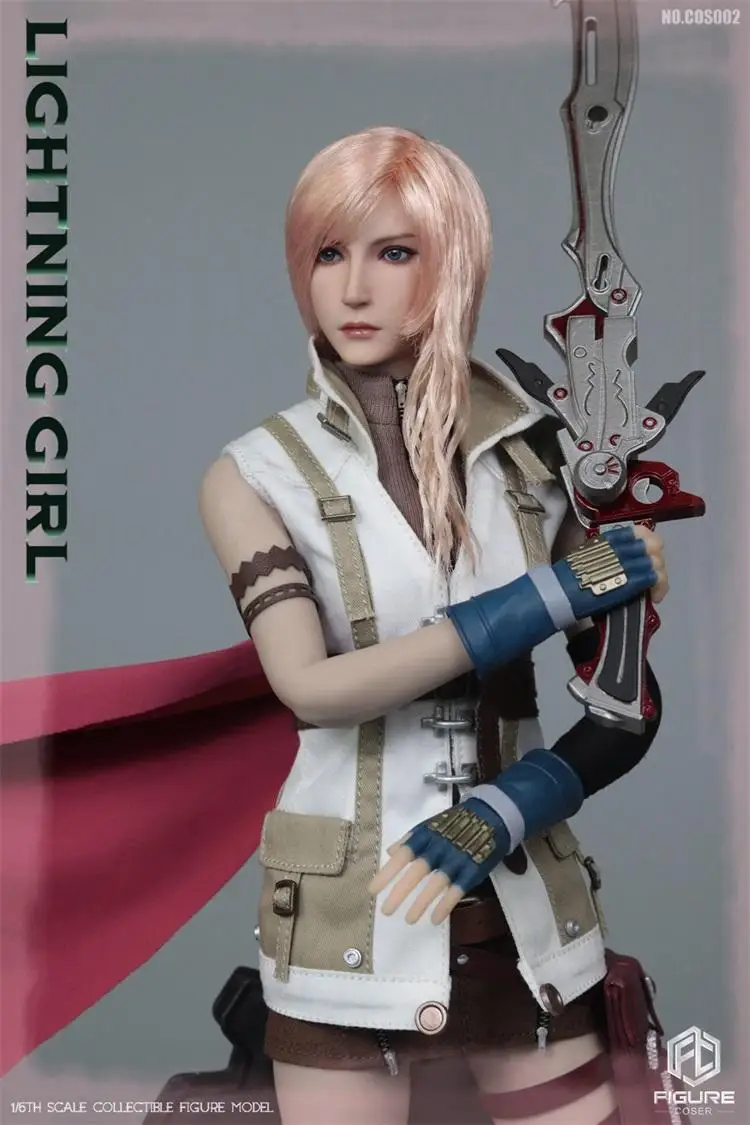 Figcoser Cos002 1 6ファイナルファンタジーゲームキャラクター雷女戦士12インチの女性の人形 27 Off
