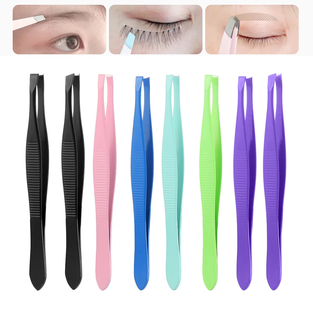 Профессиональный пинцет для бровей плоскогубцы из нержавеющей стали триммер