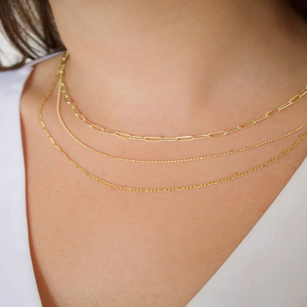 Bohemian ethnic style metal 3-layer chain necklace 2020 fashion multi-layer jewelry factory direct selling price is cheap | Украшения и