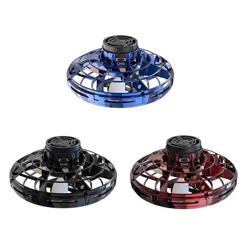 Мини Дрон UFO Летающий Спиннер вертолет с ручным управлением индукционный