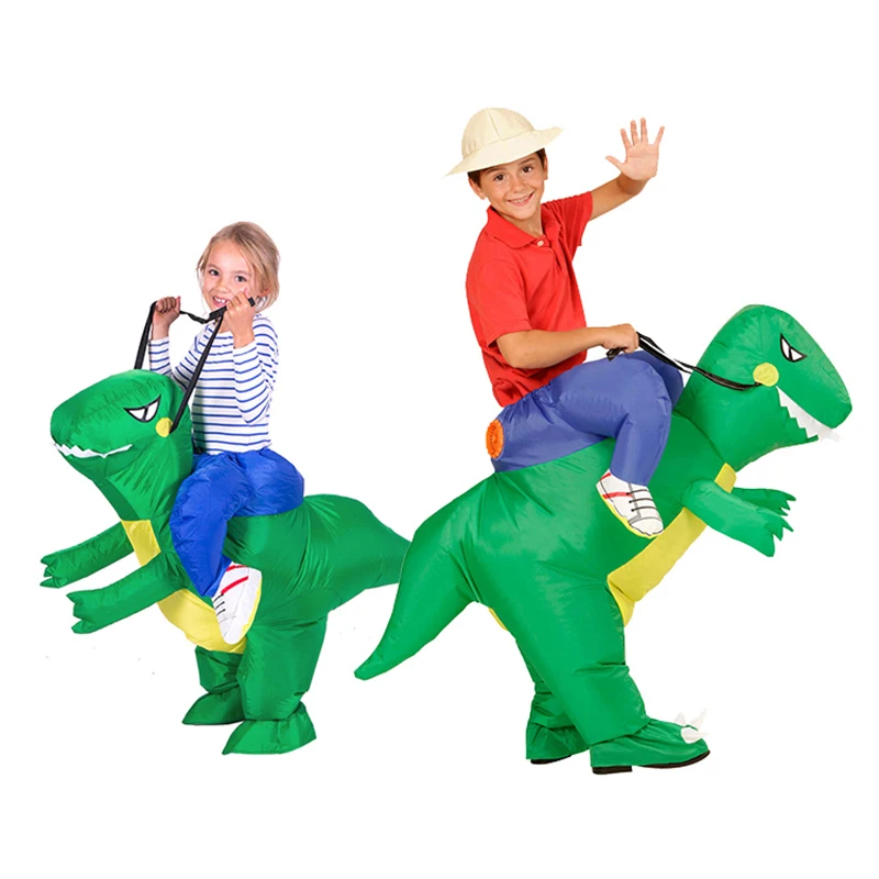 

Inflatable Dinosaur Costume Cosplay Props T-Rex Fancy Dress Halloween Blow up Costumes for Halloween Party FOU99