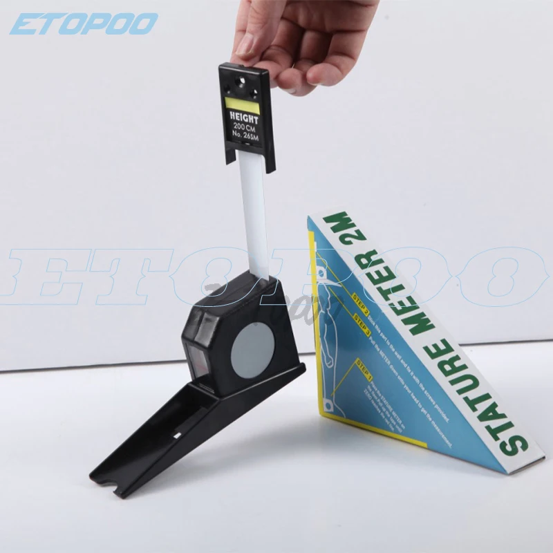 200 см черный цвет настенный измеритель высоты штанги линейка роста черная высота