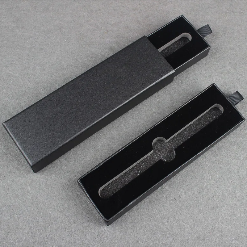 Твердая картонная коробка для ручек черный чехол школьные принадлежности