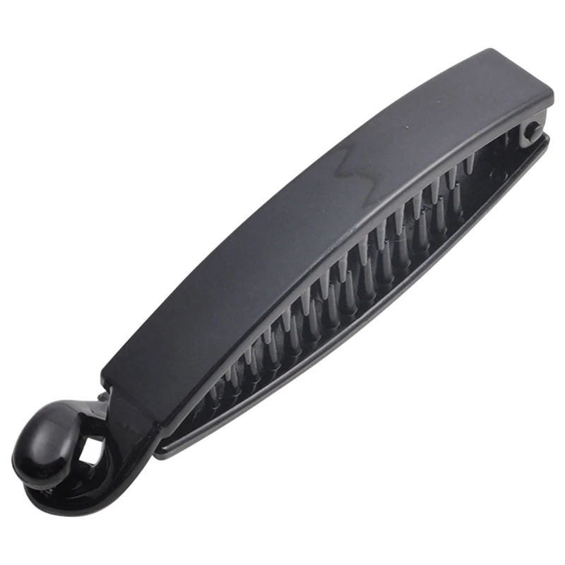 1 PC New Hair Claws Clip Fish Shape Banana Barrettes Black Hairpins Hair Accessories For Women Hair Clip Clamp Hair Accessories