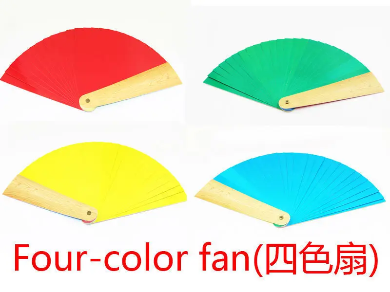 Четыре Цвет Magic вентилятор изменение маг сценическая комедия крупным планом