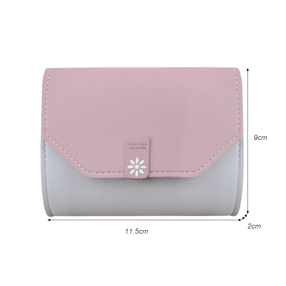 Женские кошельки Маленький модный бренд кожаный кошелек для женщин женская