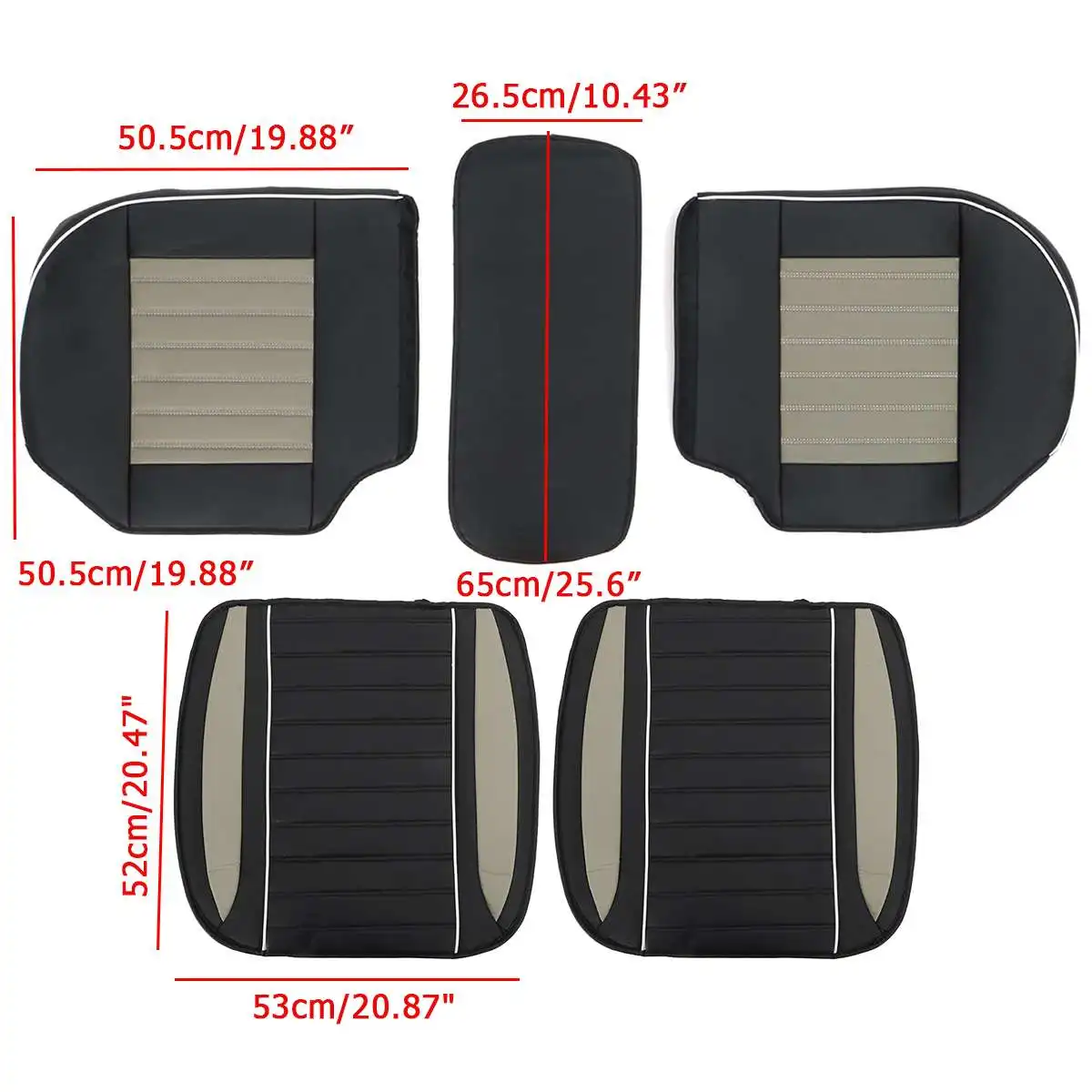 値段 ユニバーサル合成皮革シートカバー,カーシート,マルチサラウンドエンジン,アームチェア,インテリアアクセサリー,3個