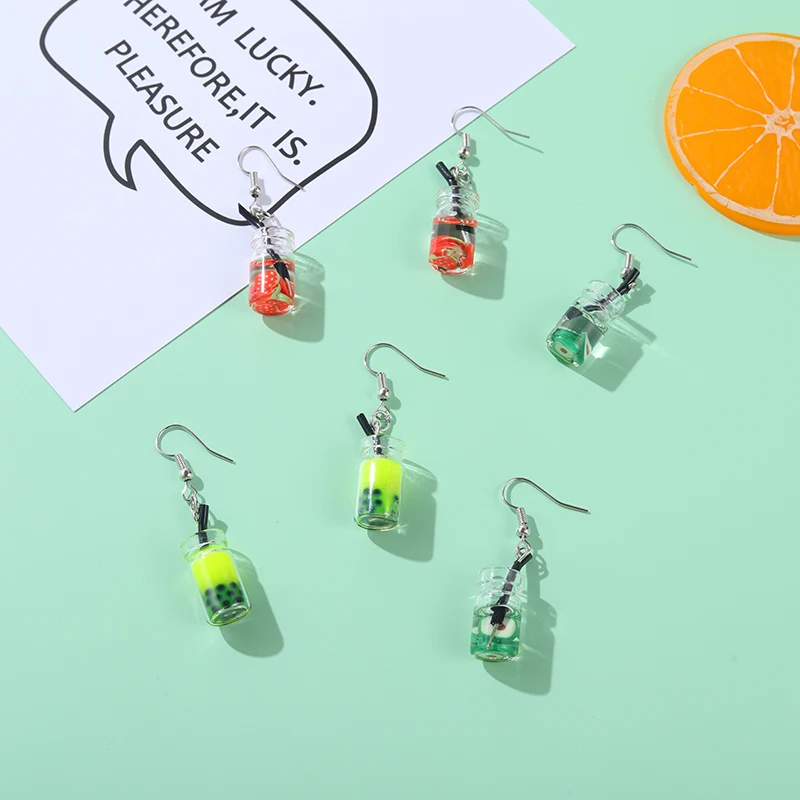 

Mini-candle Cartoon Earrings Creative Design Strawberry Passion Earring Women Girl Fashion Cute Animals Jewelry Gift For Friends