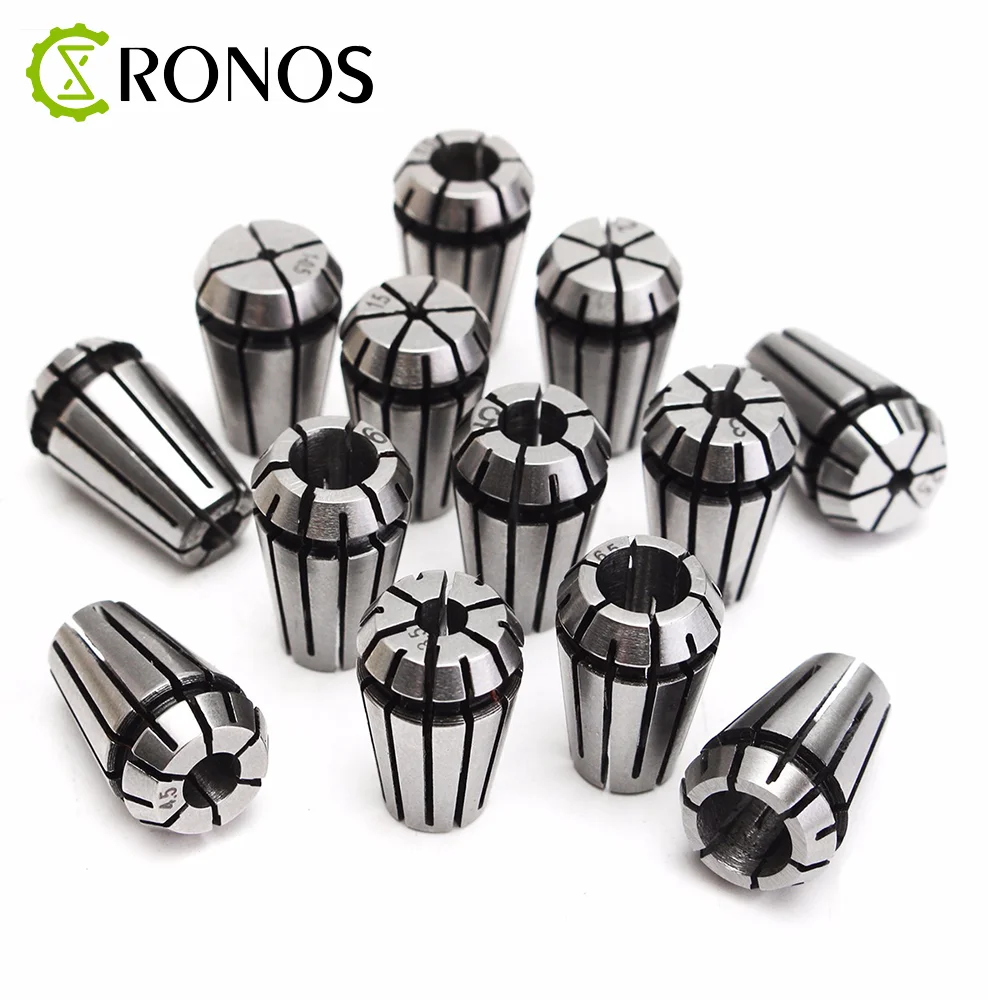 

13Pcs/lot ER11 Collet Chuck CNC Spindle ER11 Collet Lathe Tool Holder ER11 Collet Set From 1-7MM For CNC Milling Lather Tool