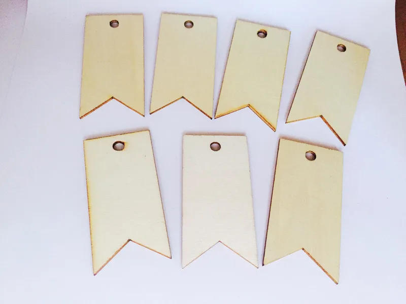 10 шт. деревянные подарочные этикетки с джутовыми веревками | Дом и сад