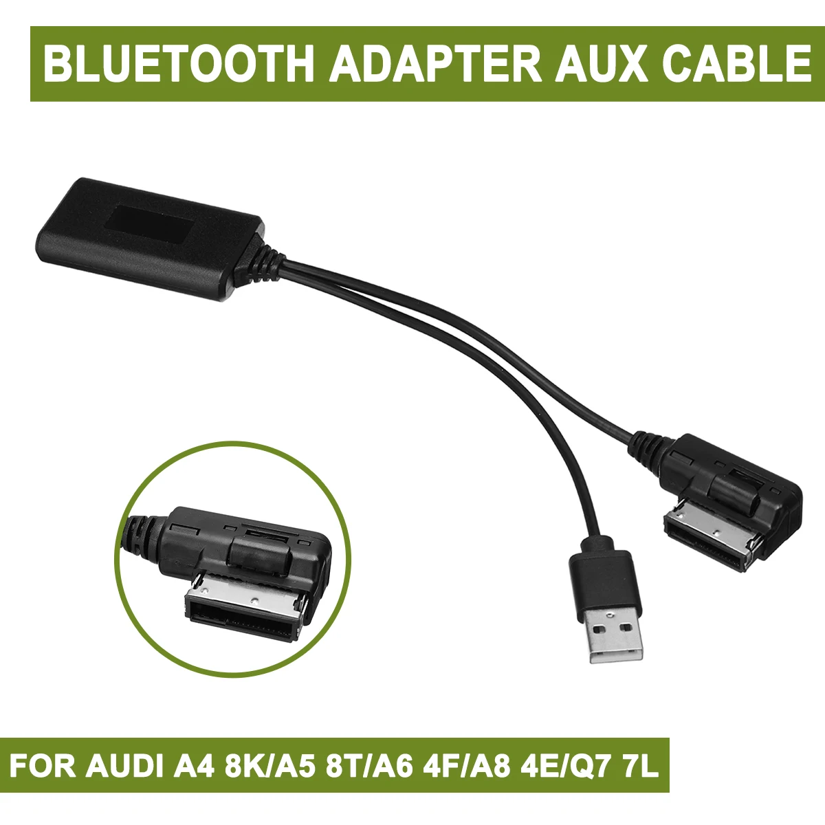 Беспроводной bluetooth USB AUX адаптер для AMI MMI 2G Mini AUDI A5 8T A6 4F A8 4E Q7 7L музыкального