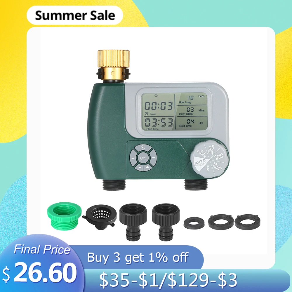 Цифровой таймер для шланга смесителя уличная автоматическая система полива с