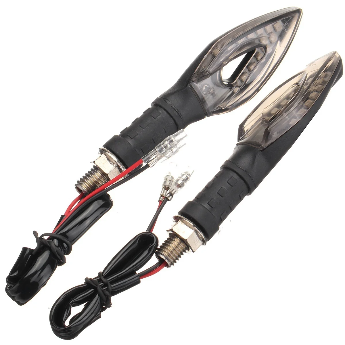 2 шт. поворотники для мотоциклов алмазные указатели поворота светодиодные