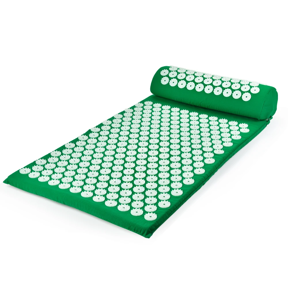 

Multi-colors Brand Massager Cushion Massage Yoga Mat Acupressure Relieve Stress Back Body Pain Spike Acupuncture Mat With Pillow
