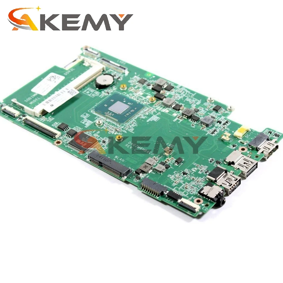 Akemy 02WF8T 2WF8T DA0ZM6MB6C0 для Inspiron 11 3138 материнская плата ноутбука N2810 DDR3 Протестирована |