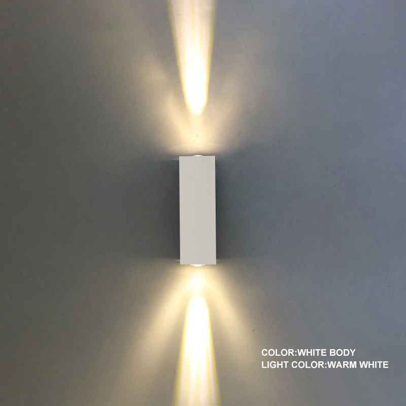 Светодиодный настенный светильник водонепроницаемый 6 Вт 12 Вт|Уличные настенные