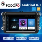 Автомагнитола Podofo, 2 din, мультимедийный MP5-плеер на Android, с 8 