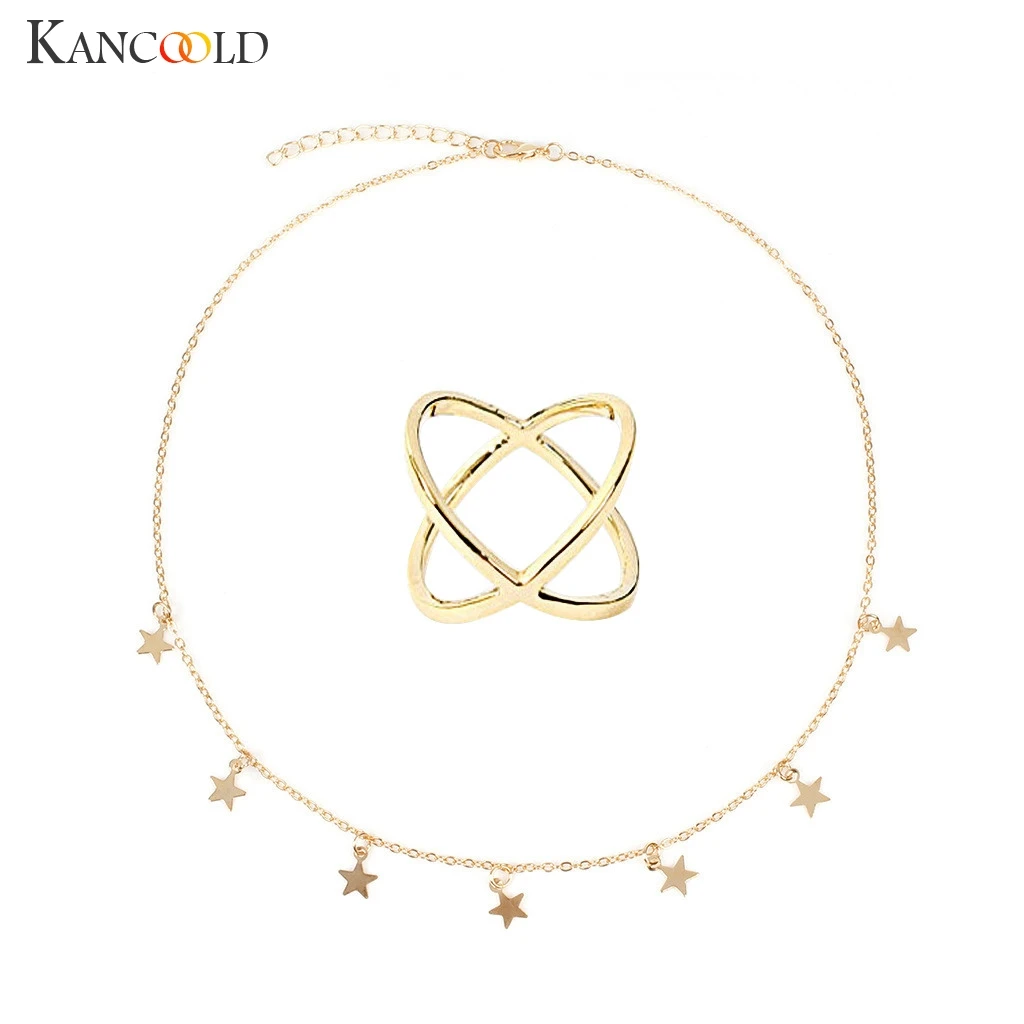 Новинка 2019 модное простое женское ожерелье из сплава в европейском стиле Длинная