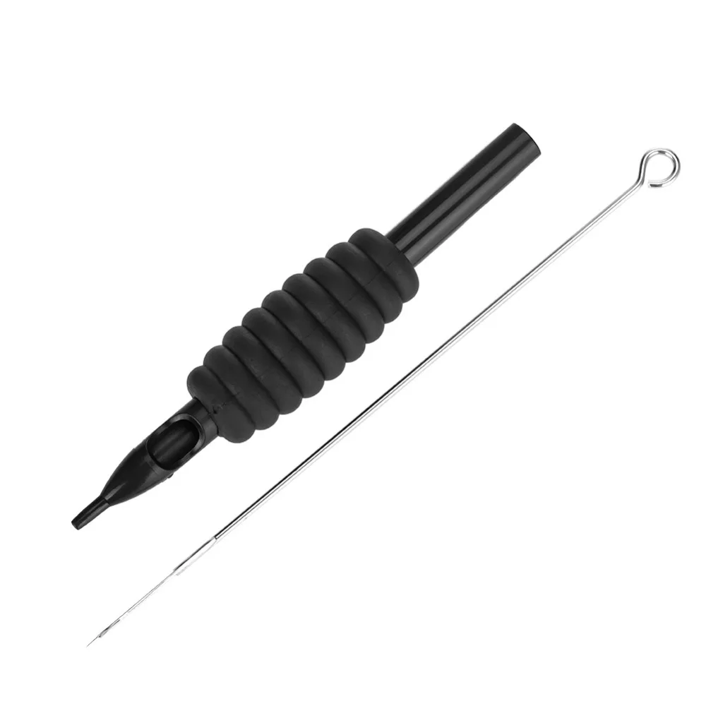 10 шт./компл. одноразовые стерильные иглы для тату Полуперманентная Силиконовая