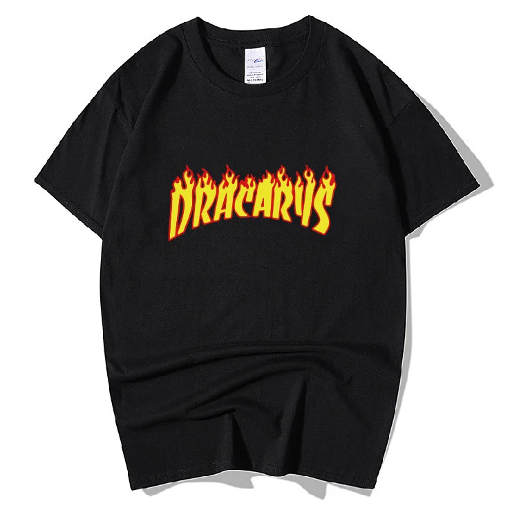 Trasher Flame брендовые футболки Игра престолов Дейенерис дрогон огонь футболка с