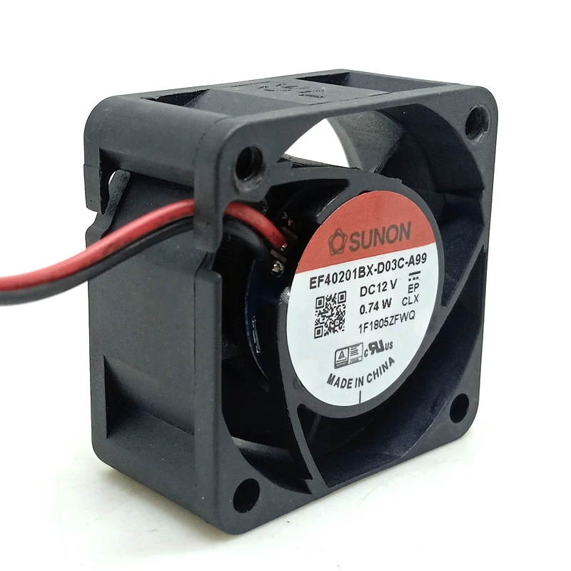 Sunon 4 см 4020 12 В 0 74 Вт двойной шаровой вентилятор ef40201bx d03c a99 для Северного южного