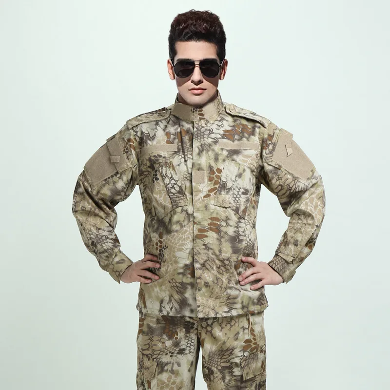 Армейский темно-синий BDU сp MultiCam Камуфляжный костюм в стиле милитари Униформа Тактический Боевой страйкбол Фарда только куртка и брюки - Цвет: Kryptek hamo