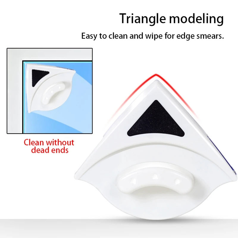 Щетка для мытья окон и стекол двусторонняя магнитная щетка чистящий инструмент