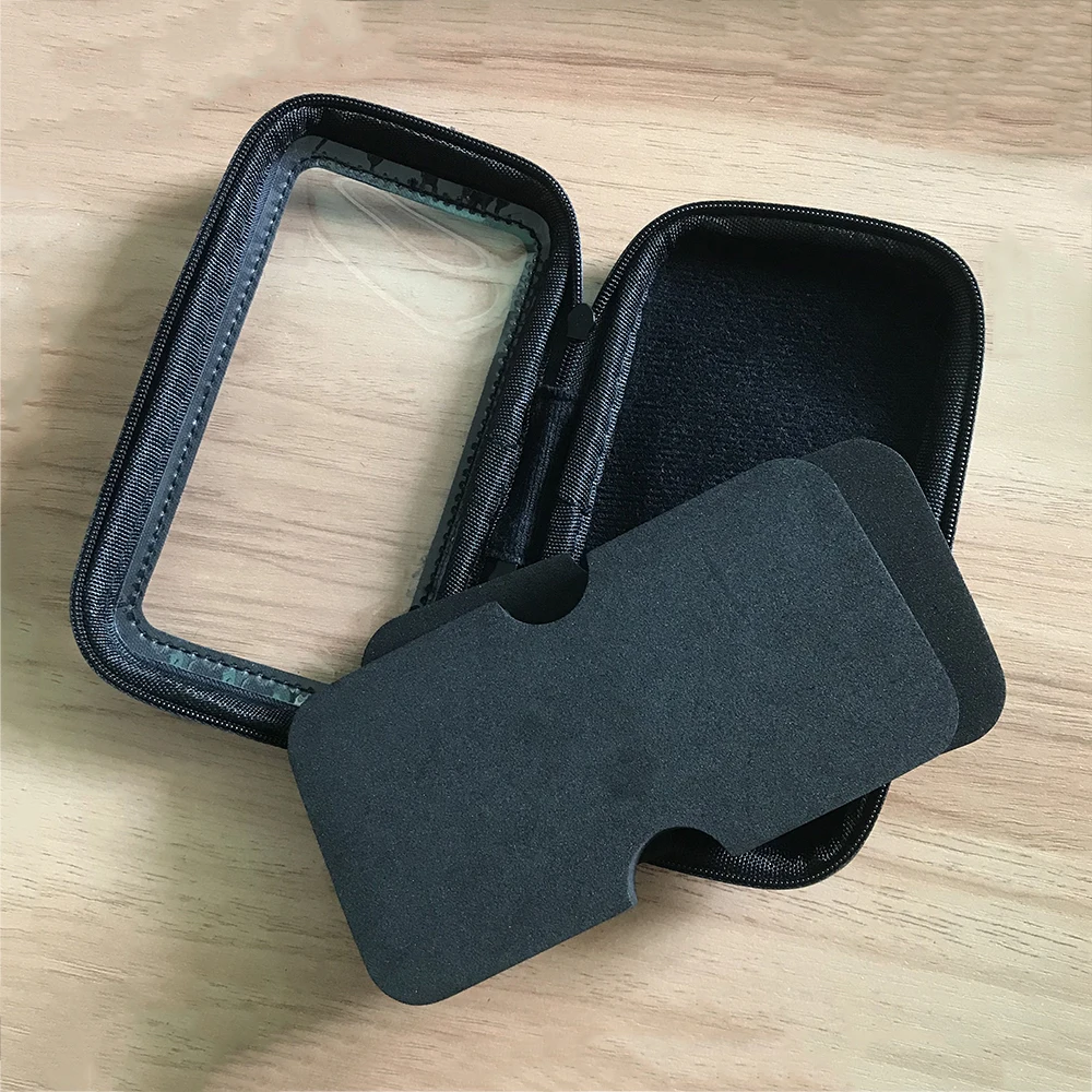 motorcycle telephone holder support moto bicycle rear view mirror stand mount waterproof scooter phone bag for all smartphones free global shipping