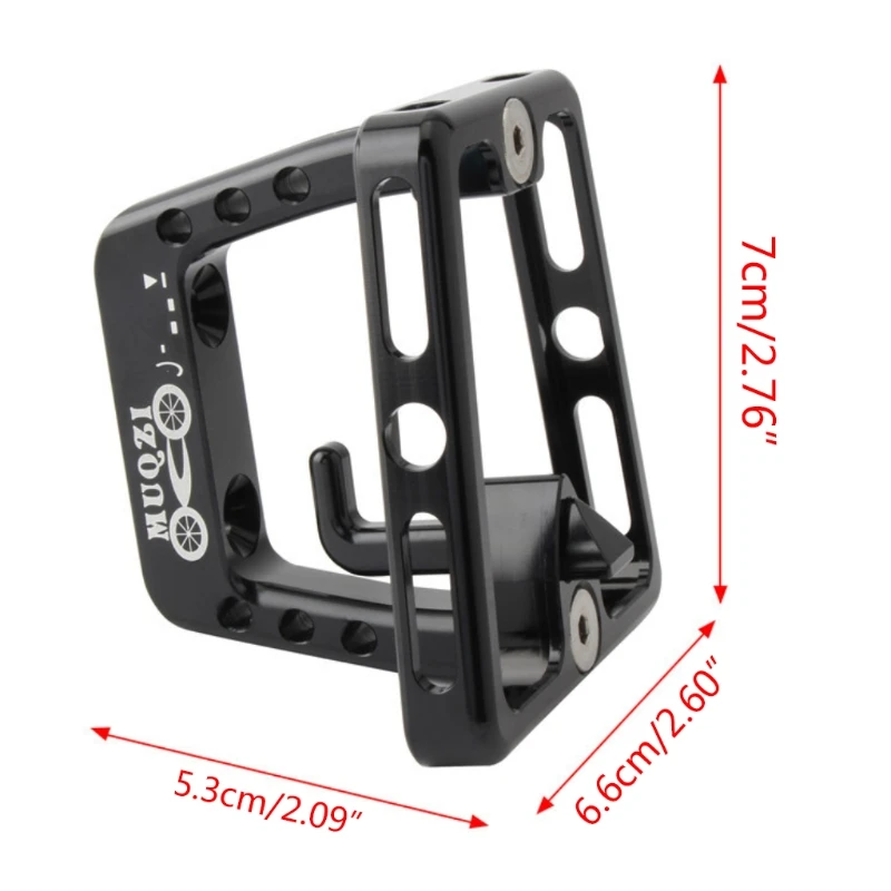 

Aluminum Alloy Bicycle Front Carrier Block Bag Bracket Rack Holder Mount for Brompton Folding Cycling Bike