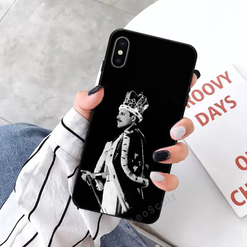 

Queen Freddie Mercury Phone Case for iPhone 11 12 pro XS MAX 8 7 6 6S Plus X 5S SE 2020 XR high quality Anti-fall capa