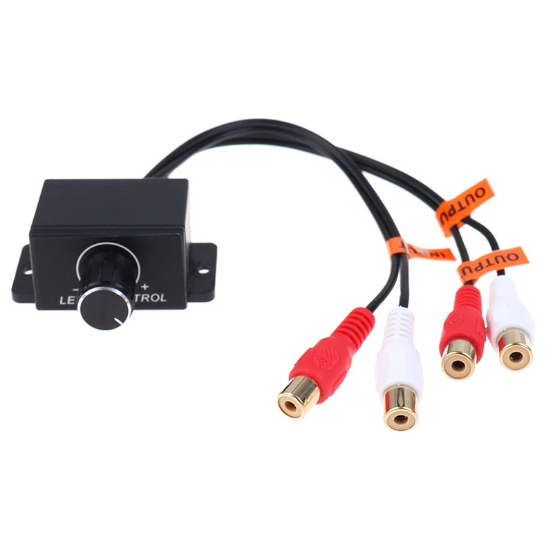 Новый автомобильный усилитель звука бас RCA уровень дистанционное управление