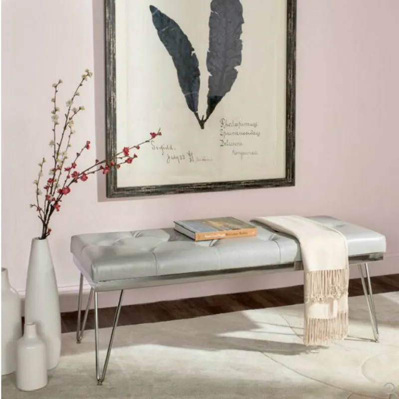 Скандинавский кованый стул для обуви барный магазин одежды диван табурет двери