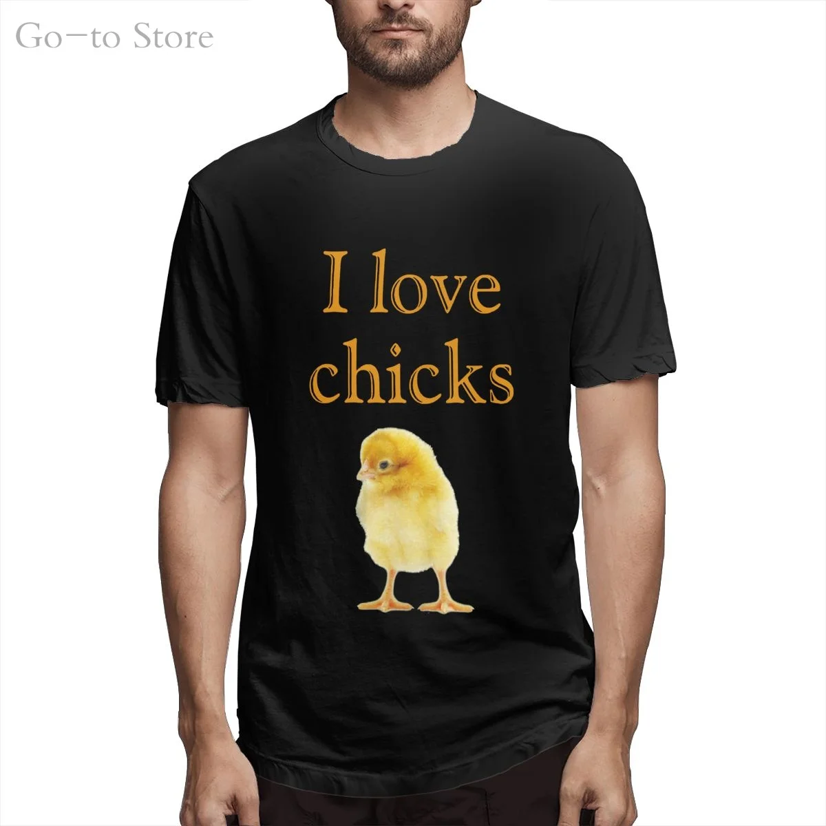 Забавная футболка с круглым вырезом для мужчин|Мужские футболки| |