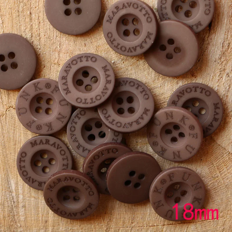 18mm 15pcs 15 мм 15 шт смешанные маленькие пуговицы для швейные Крепежные изделия Скрапбукинг и сделай сам ручной работы с разными цветами и стилем - Цвет: 18mm 15pcs