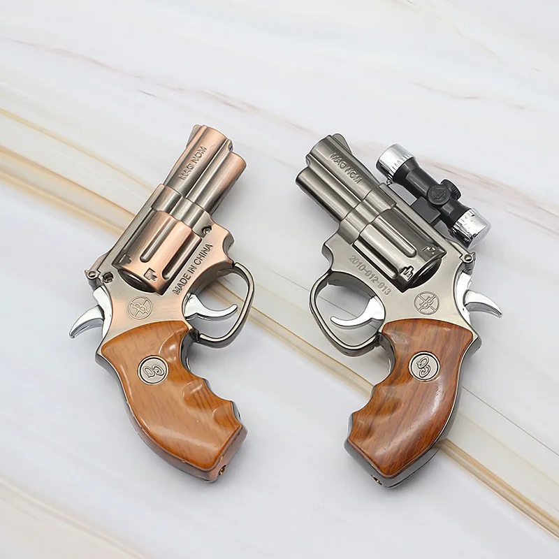 Металлическая ветрозащитная сигарета Зажигалка Креативный фонарик цикл