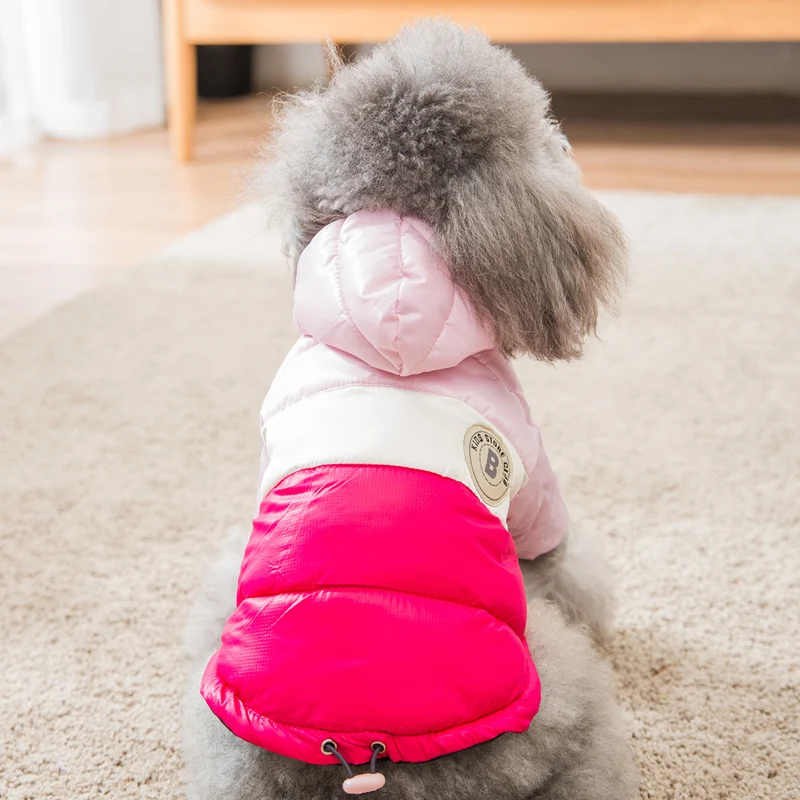 Hipidog Прямая поставка в полоску хит продаж зимний пуховик для собак пальто