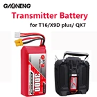 Аккумулятор Gaoneng GNB 2S 2500 мАч, 3500 мАч, 7,4 В, для пульта дистанционного управления Frsky Tarani X9D Plus Jumper T16