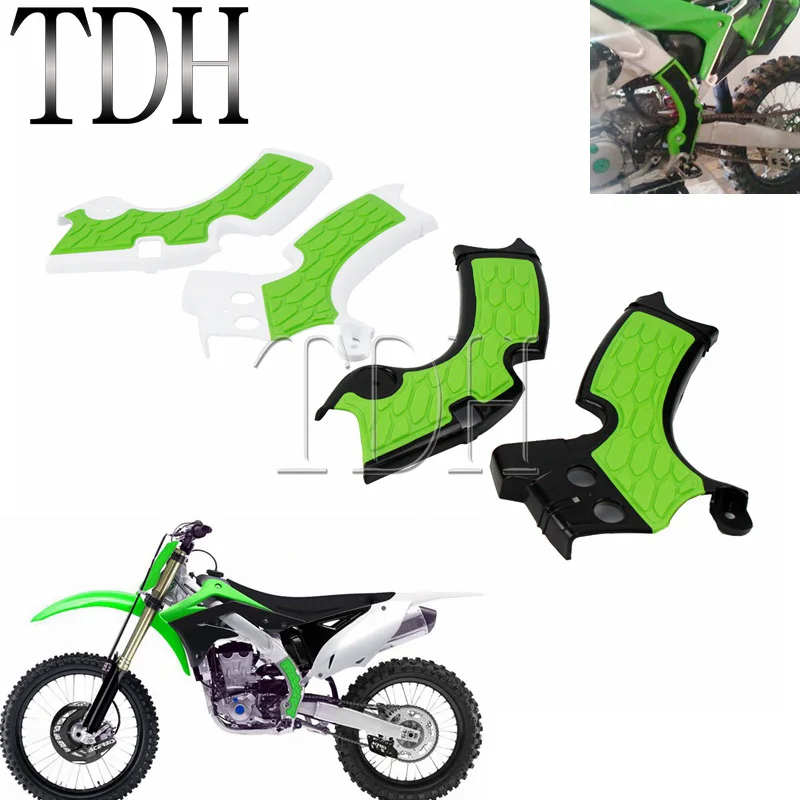 Защита рамы кроссового мотоцикла для Kawasaki KXF250 KX250F 2015 2016 2017 2018 KX250 2019