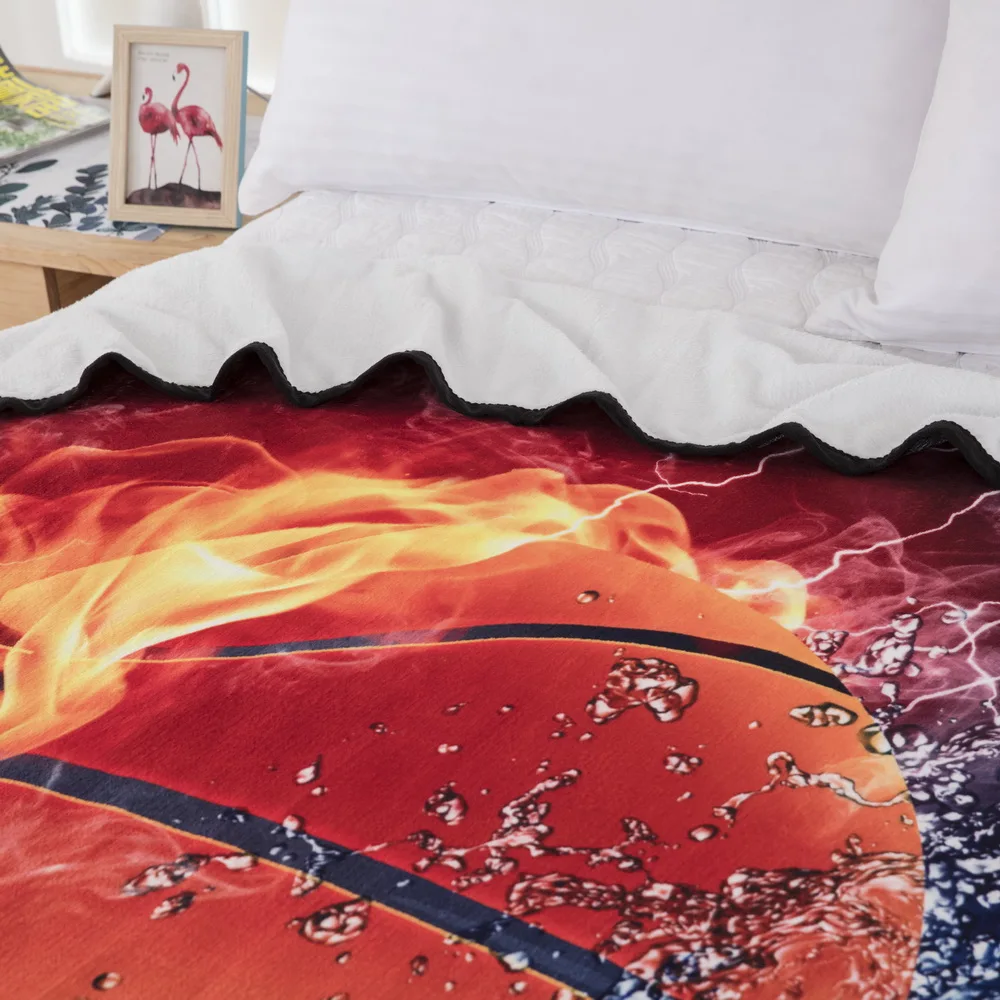 Фланелевое Одеяло для баскетбола 150 Х200 см | Дом и сад