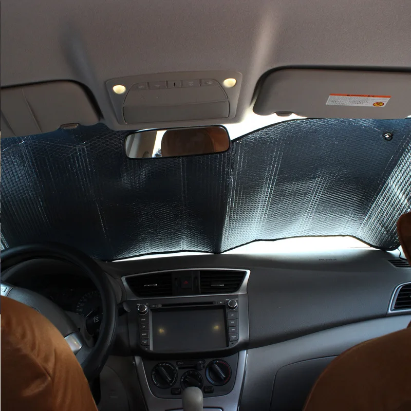 Двухсторонняя алюминиевая фольга 130*60 см автомобильная фотоалюминиевая передняя